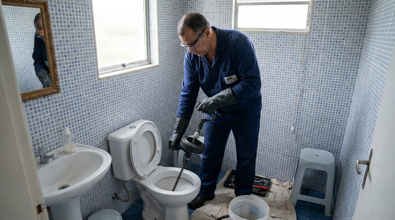 Desentupimento de vaso profissional em Petrópolis‑RJ