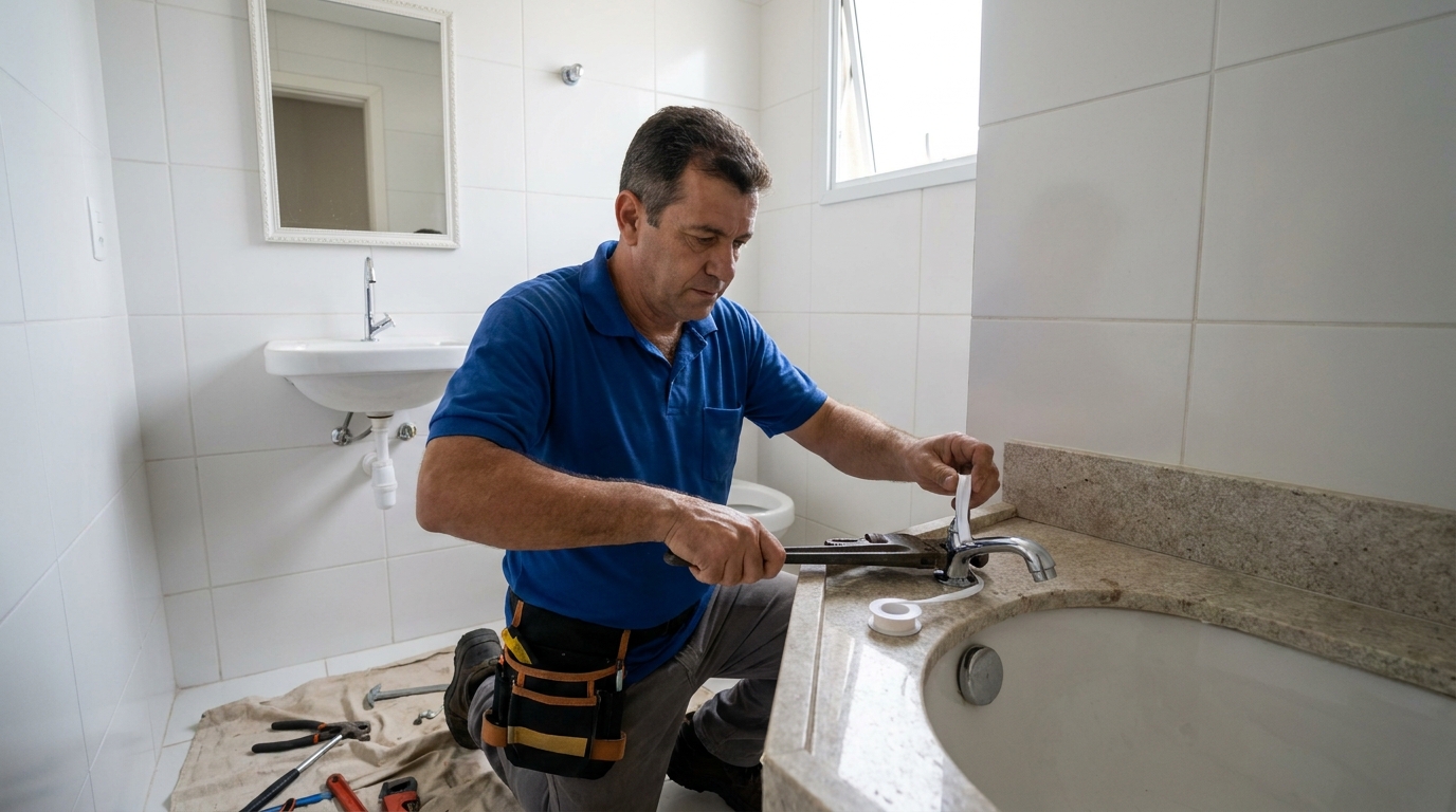 Instalação de torneira de cozinha em Petrópolis‑RJ